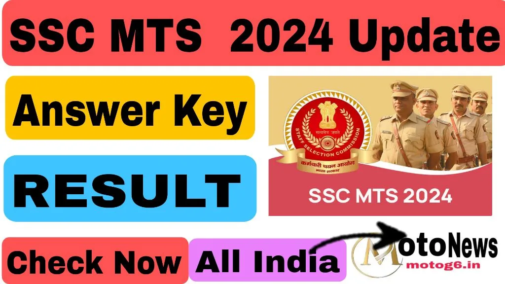 SSC MTS Result 2024 Answer Key Date And Time